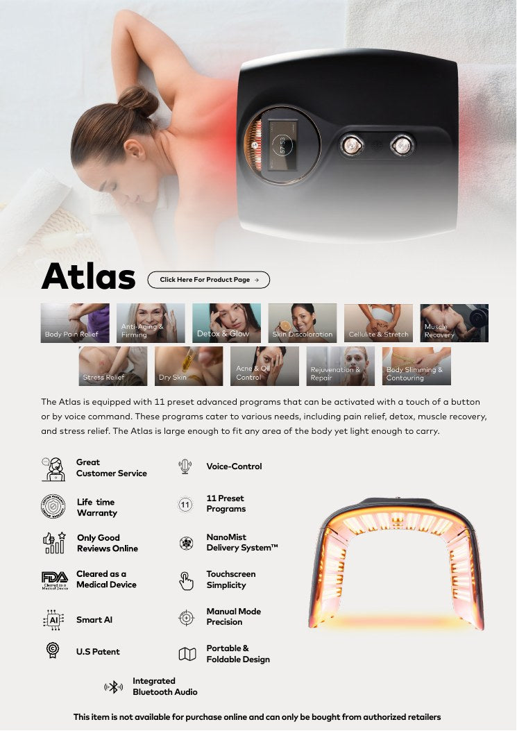 Atlas product spread from the Space Touch 2026 portfolio