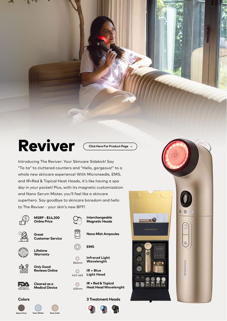 Reviver product spread from the Space Touch 2026 portfolio