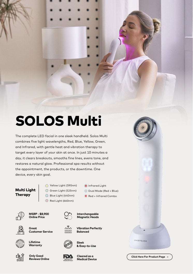 Solos product spread from the Space Touch 2026 portfolio
